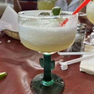 Classic lime frozen margarita