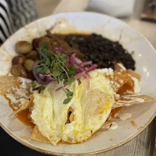 Machaca eggs no refried beans