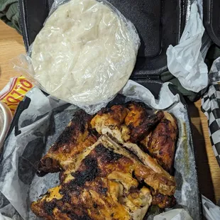 Charbroiled chicken