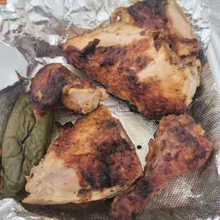 1/2 chicken so good