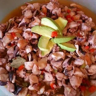 Ensalada de Pulpo y Camarones / Octopus &amp; Shrimp Salad