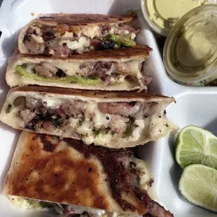 Brisket quesadilla