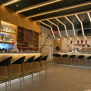 Interior design of bar area!