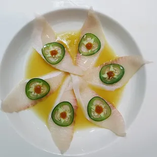 Yellowtail Jalapeño Appetizer