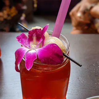 Lychee Thai Iced Tea (Without Milk)