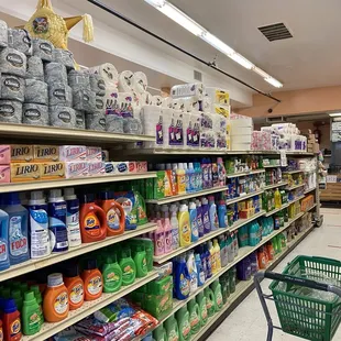 a grocery store aisle