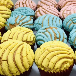 a variety of cupcakes