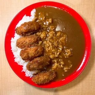 Fried Oyster Curry Rice