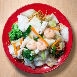 Seafood Crispy Noodle