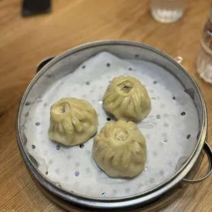 Mongolian dumpling Buuza with beef