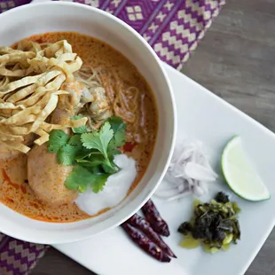 Khao Soi Northern Thai Chicken Curry Noodle