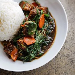 Spicy Basil Crispy Pork Belly