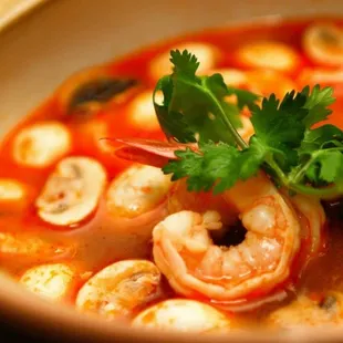 Tom Yum Shrimp Soup
