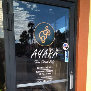 Our business hours. Come on in!