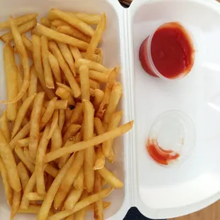 Pipping hot fries could rival Mickey'Ds