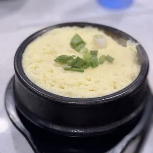 Steamed egg!