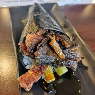 Crispy Salmon Skin Handroll