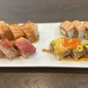 R26. Ex-BF Roll, R27. Ex-GF Roll, C04. Philadelphia Roll