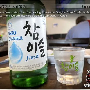 Jinro Chamisul &quot;Fresh&quot; Soju - Large: $12.95
