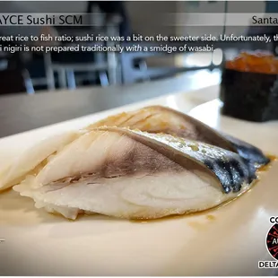 Saba nigiri - One of my favorites; good.