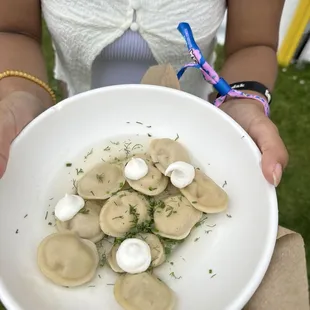 Halal Beef Pelmeni Dumplings at Outside Lands