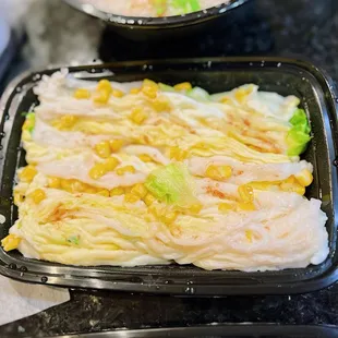 Corn rice noodle roll