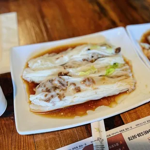 Radish Rice Noodle Roll - unexpectedly good!