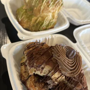 Mocha cream puff (very big)!
