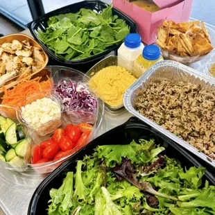 Mediterranean Build-a-Bowl Buffet