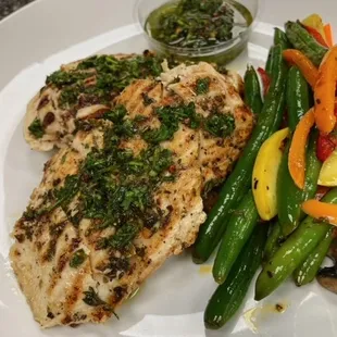 Grilled Chicken with Chimichurri Sauce