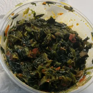 Efo Riro Soup super spicy but tasty!