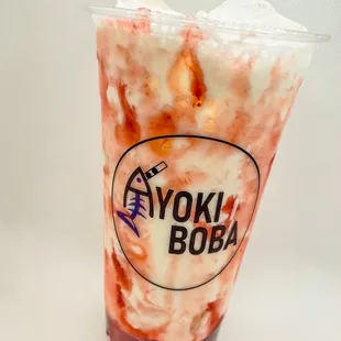Strawberry latte