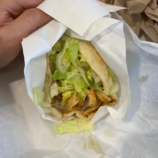 Chicken Shawarma Pita Sandwich