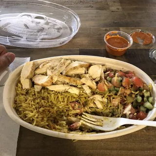 Chicken Shawarma Rice Bowl