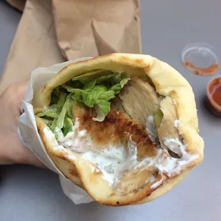 Chicken Gyros Pita Sandwich