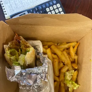 Chicken Shawarma Pita Sandwich