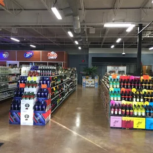 the inside of a store