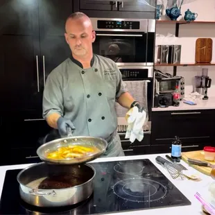 Our delicious dessert - Bananas Foster!