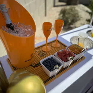 Champagne Cart service