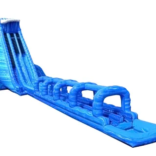 42ft x 125ft Blue CRUCH Water Slide