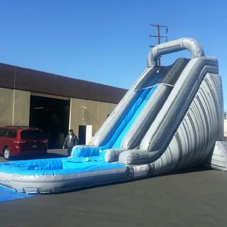 27' ft Marble Volcano water slide Slide