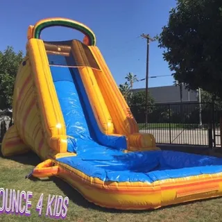 27' ft yellow marble Water Slide