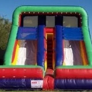 18' ft Double Line Water Slide