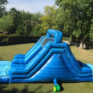 18' ft Double line Double pool Water Slide
