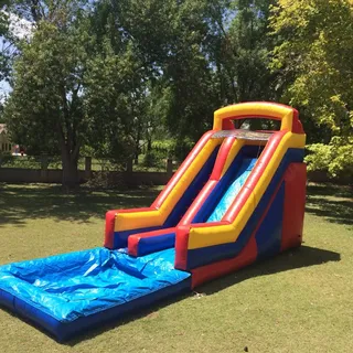17' ft rainbow Water Slide with pool
