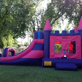 Princess Castle Water Slide Combo