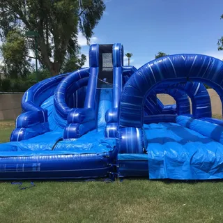 17 ft Blue Helix double lane combo