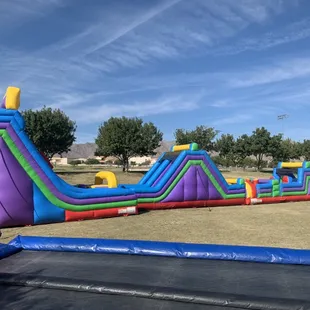 Inflatable obstacle courses