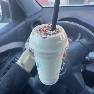 Birthday cake shake