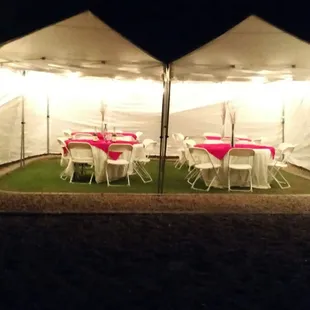 Thanks Julie for allowing Az Discount Party Rentals help you with your anniversary party.